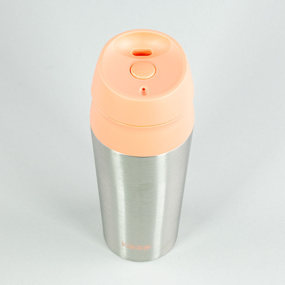 Mug Botón Keep Acero Inoxidable 450 ML