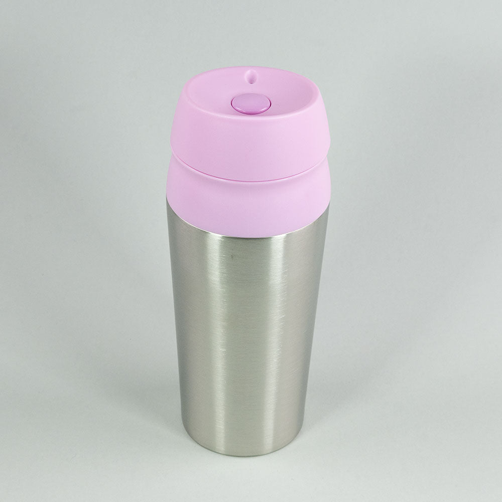 Mug Botón Keep Acero Inoxidable 450 ML