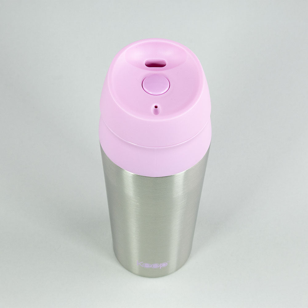 Mug Botón Keep Acero Inoxidable 450 ML