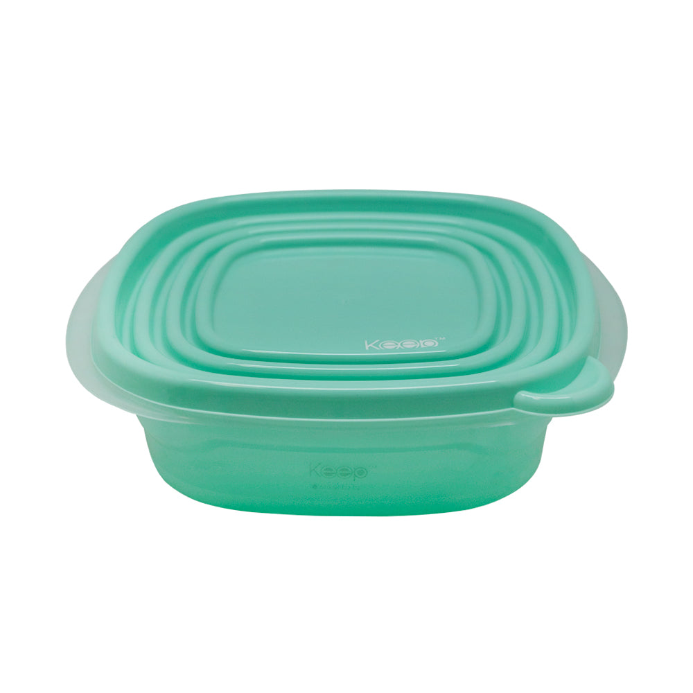 Set 3 Contenedores Keep Herméticos Apilables 670ml