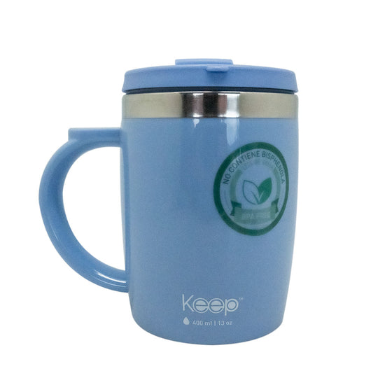 Mug Termo Keep Acero Inoxidable 400 ML - Lavanda