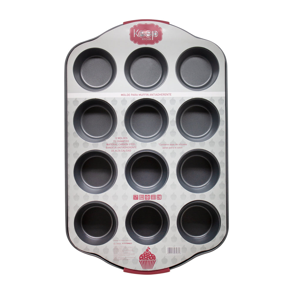 Molde Muffin Antiadherente Keep