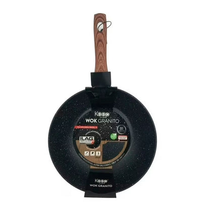 Wok 28cm Granite Line