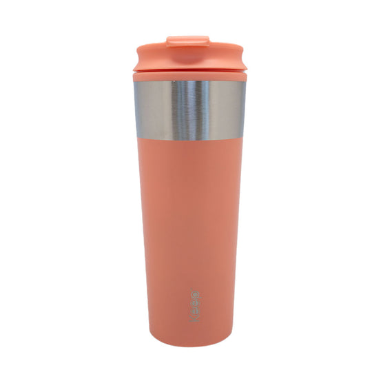 Mug Metálico Keep Acero Inoxidable 450 ML - Coral
