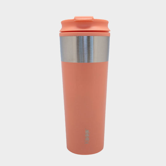 Mug Metálico Keep Acero Inoxidable 450 ML - Coral
