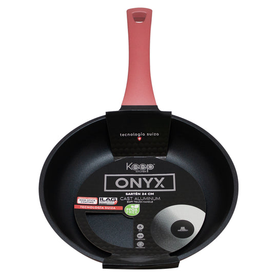 Sarten 24cm Onyx Keep - Coral