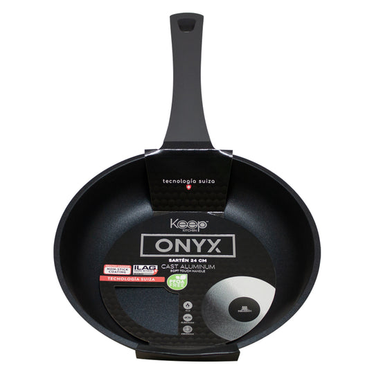 Sarten 24cm Onyx Keep - Gris