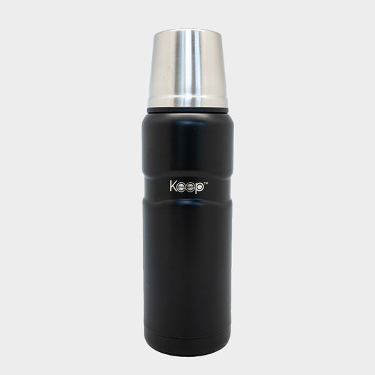 Termo Ergonómico Keep Acero Inoxidable 500ML - Negro