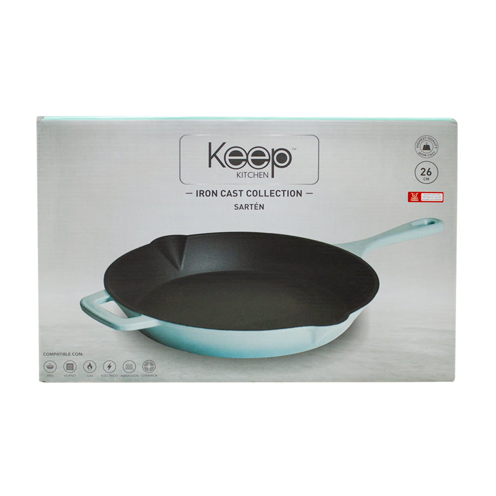 Sarten 24cm Iron Cast Color Keep