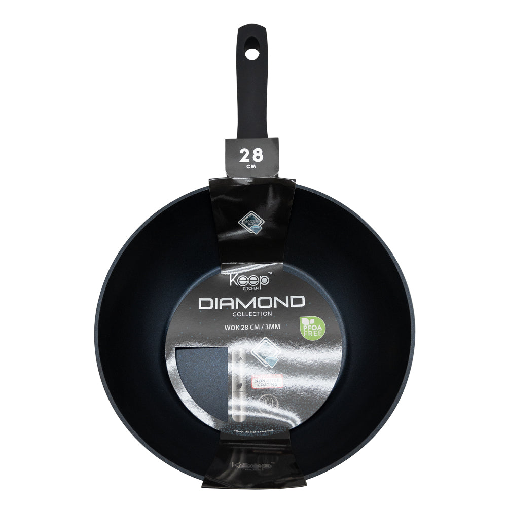 Wok 28cm Diamond Line