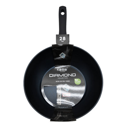Wok 28cm Diamond Line