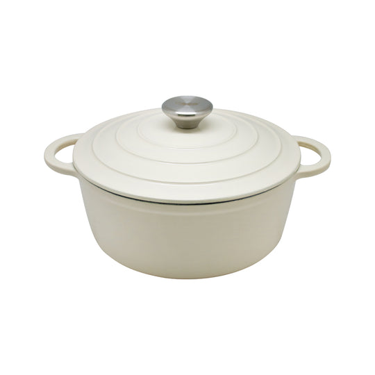 Olla 22cm Iron Cast White Keep - Blanco