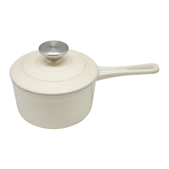 Cacerola 16cm Iron Cast White Keep - Blanco