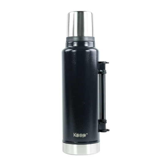 Termo Hammered Keep Acero Inoxidable 1.5 L - Negro