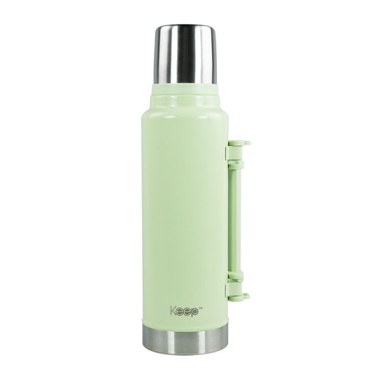 Termo Hammered Keep Acero Inoxidable 1.5 L - Pistacho