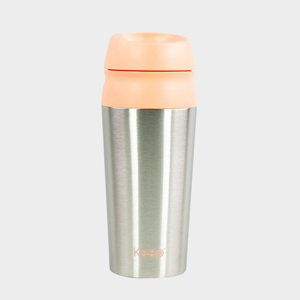 Mug Botón Keep Acero Inoxidable 450 ML