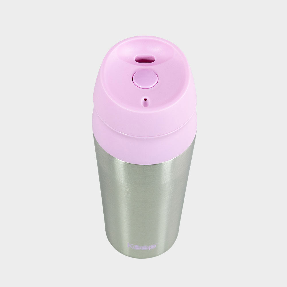 Mug Botón Keep Acero Inoxidable 450 ML