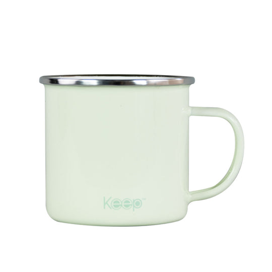 Mug Metálico Keep Hierro 470 ML - Pistacho