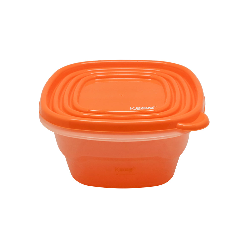 Set 3 Contenedores Keep Herméticos Apilables 1200ml