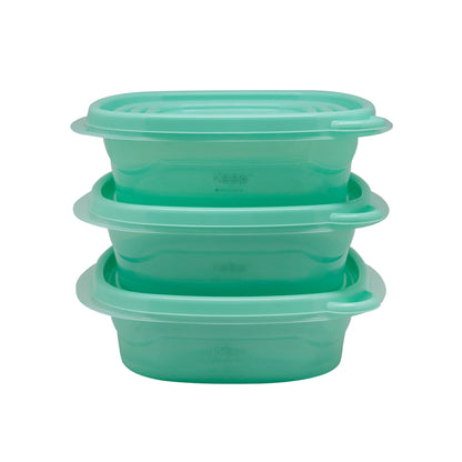 Set 3 Contenedores Keep Herméticos Apilables 670ml