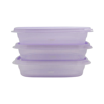 Set 3 Contenedores Keep Herméticos Apilables 950ml