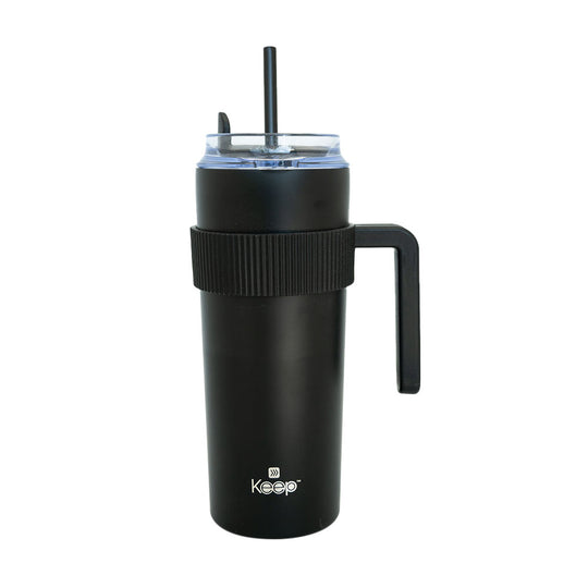 Coffee Mug Doble Pared 20oz Keep - Negro