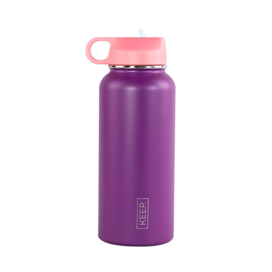 BOTELLA INSULADA FLASK KEEP 1 LT - Púrpura
