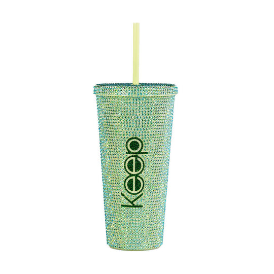 VASO TUMBLER SHINNY 650ML - Pistacho