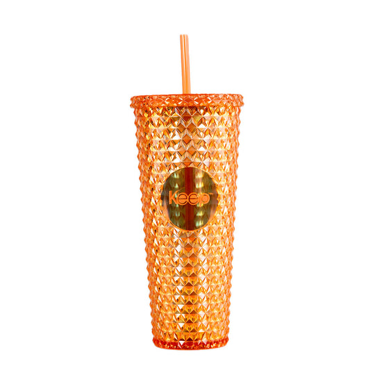 VASO TUMBLER BRIGHT KEEP 700ML - Naranjo
