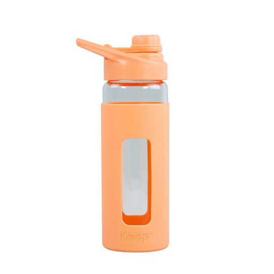 Botella Vidrio Keep 470 ML - Coral