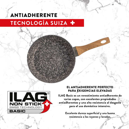 Batería de Cocina Antiadherente 5 piezas Keep Rokka